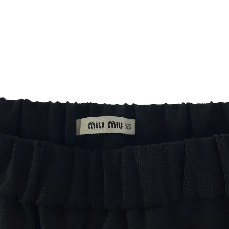miu miu / ミュウミュウ | ウエストゴム イージーパンツ | 36 | レディース