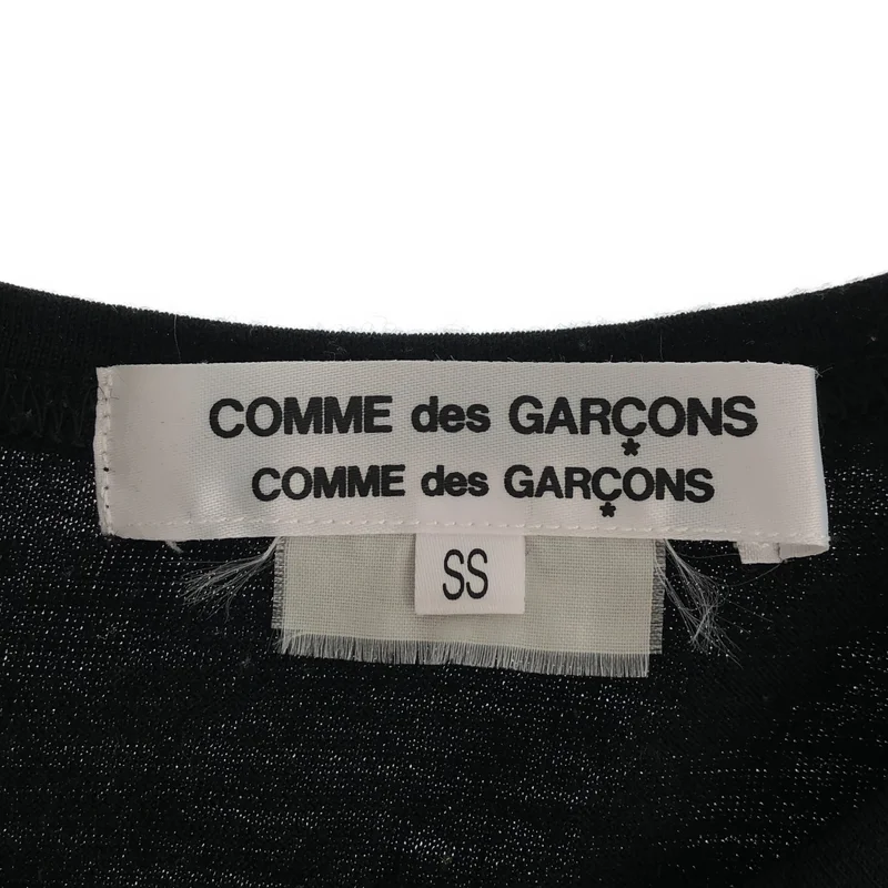COMME des GARCONS COMME des GARCONS / コムコム | 2006AW | ウール フリル リボン装飾 クルーネックニット | SS | レディース