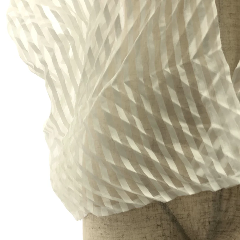 me ISSEY MIYAKE / ミーイッセイミヤケ | ジグザグ プリーツ シアー ボレロ |