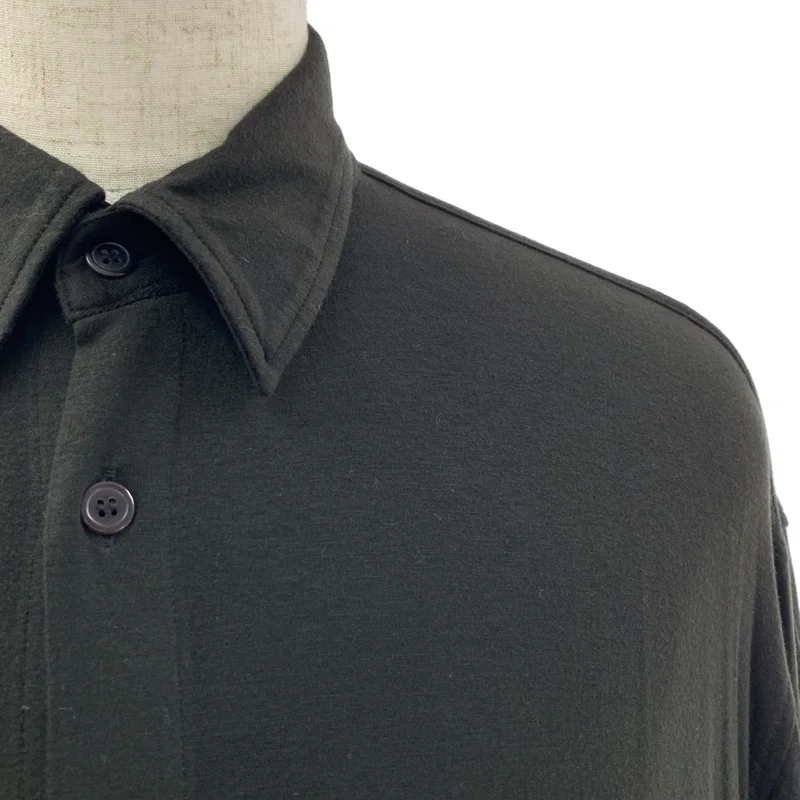 B YOHJI YAMAMOTO / ビーヨウジヤマモト | 2020AW | ストレッチ ロングシャツ | 2 | メンズ