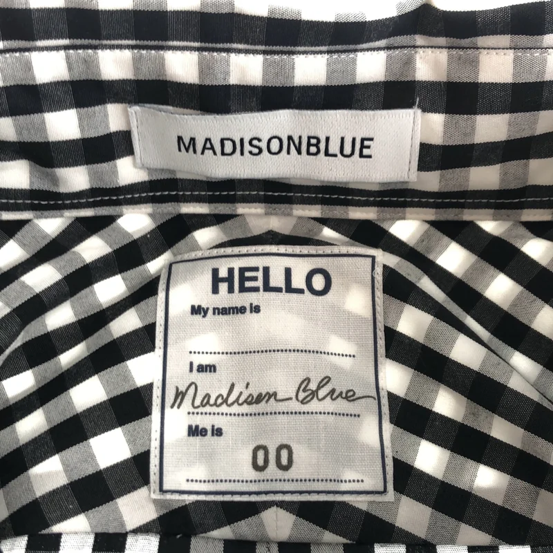 MADISON BLUE / マディソンブルー | MADISON SHIRT L/S SH GINGHAM シャツ_長袖 | XS | レディース