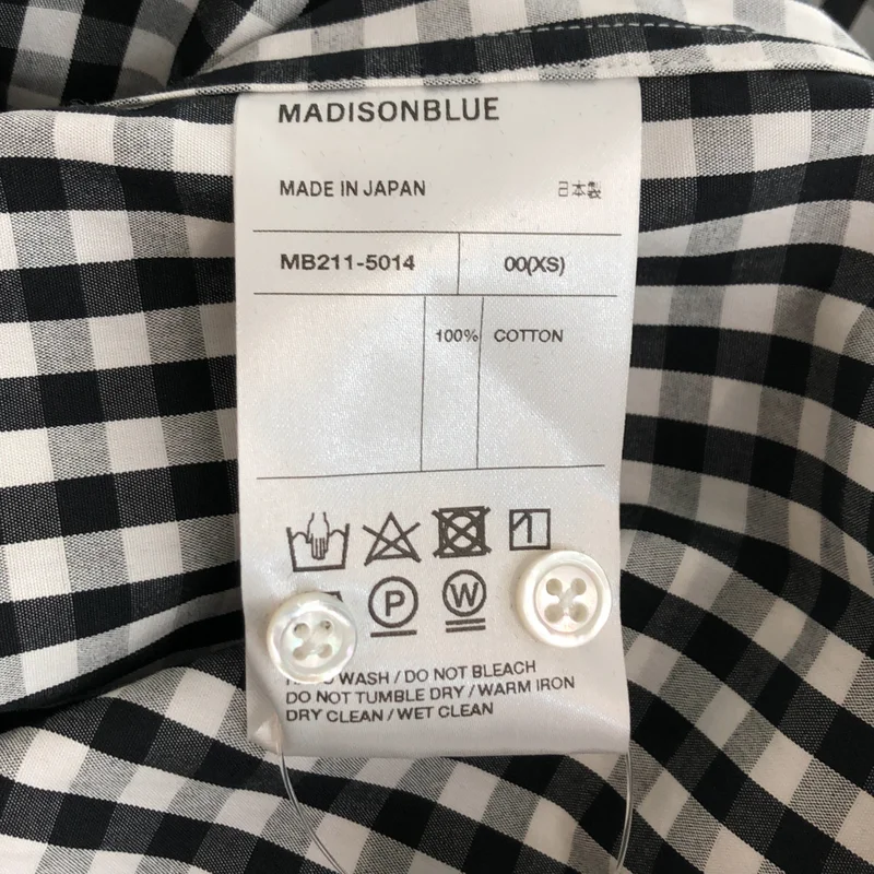 MADISON BLUE / マディソンブルー | MADISON SHIRT L/S SH GINGHAM シャツ_長袖 | XS | レディース