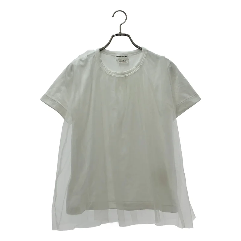 COMME des GARCONS GIRL / コムデギャルソンガール | 2022SS | チュールレイヤード Tシャツ NT-T006 | M | レディース