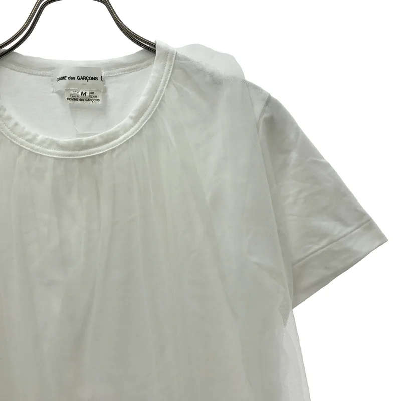 COMME des GARCONS GIRL / コムデギャルソンガール | 2022SS | チュールレイヤード Tシャツ NT-T006 | M | レディース