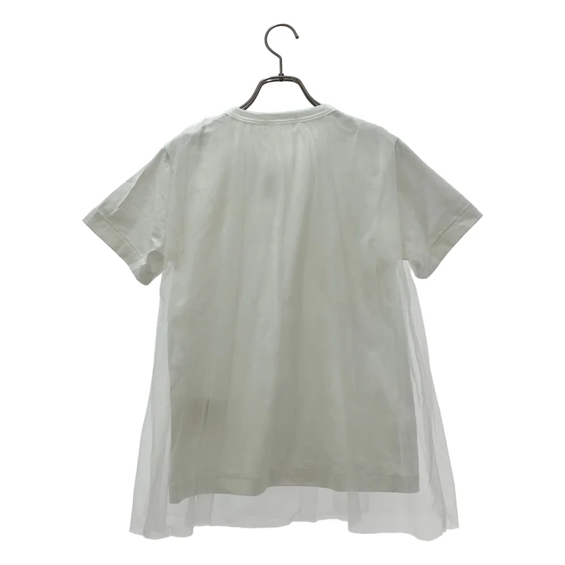 COMME des GARCONS GIRL / コムデギャルソンガール | 2022SS | チュールレイヤード Tシャツ NT-T006 | M | レディース