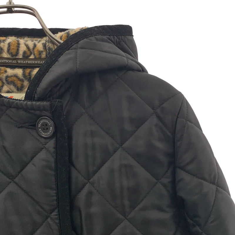 Traditional Weatherwear / トラディショナルウェザーウェア | 裏起毛 フーデッド キルティングコート | 34 | レディース