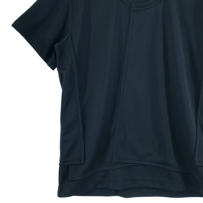 COMME des GARCONS HOMME PLUS / コムデギャルソンオムプリュス | 2020AW | ポリエステル ダブルレイヤード Tシャツ | L | メンズ