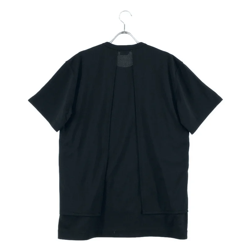COMME des GARCONS HOMME PLUS / コムデギャルソンオムプリュス | 2020AW | ポリエステル ダブルレイヤード Tシャツ | L | メンズ
