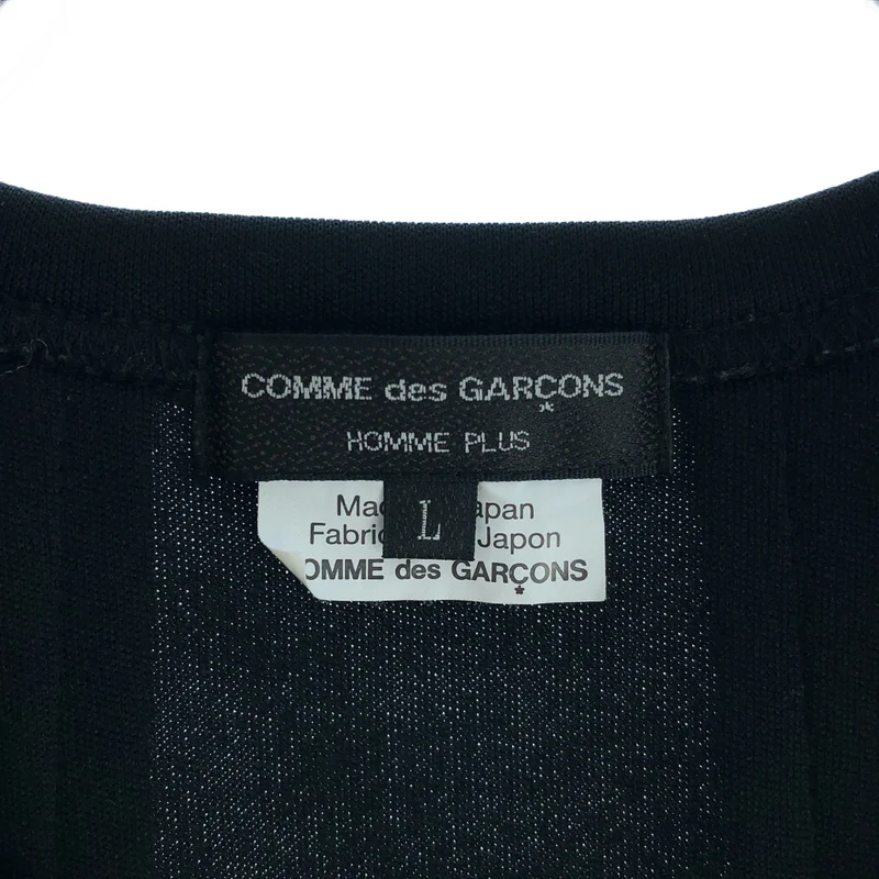 COMME des GARCONS HOMME PLUS / コムデギャルソンオムプリュス | 2020AW | ポリエステル ダブルレイヤード Tシャツ | L | メンズ