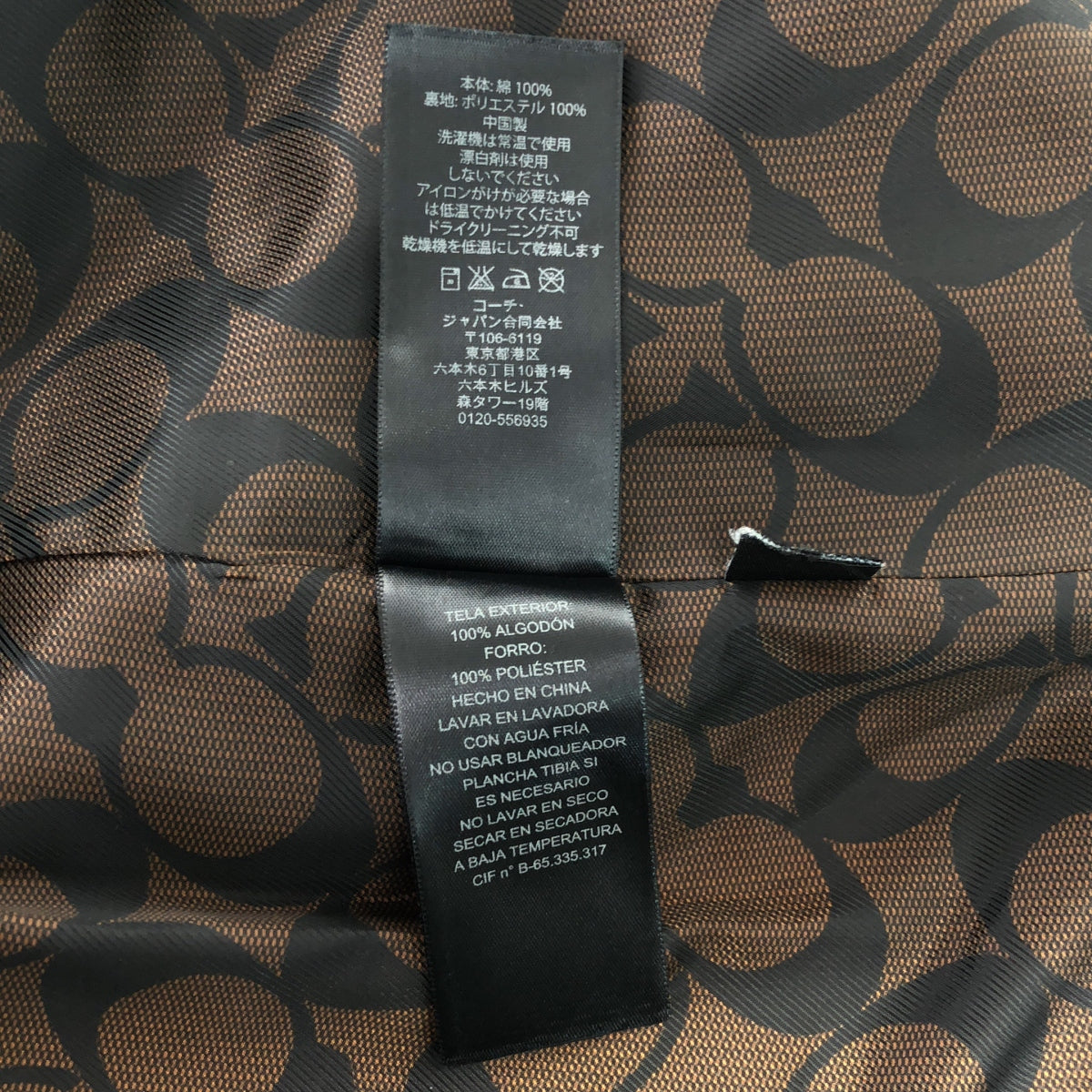 美品】 COACH / コーチ | コットン トレンチコート 裏地シグネチャー柄