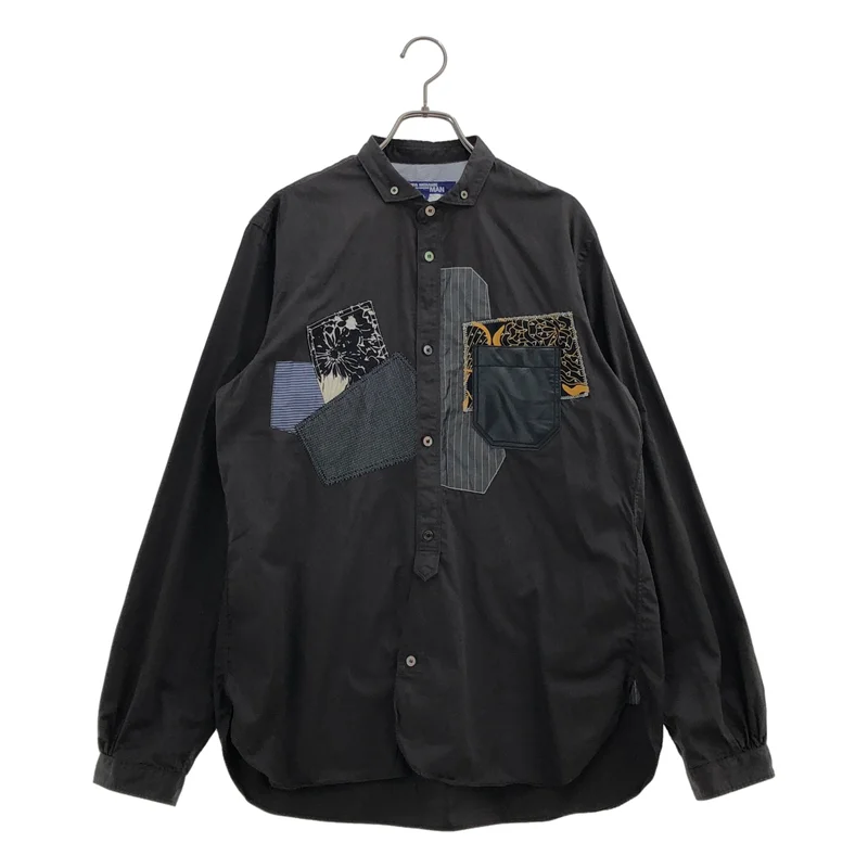 JUNYAWATANABE COMMEdesGARCONS MAN / ジュンヤワタナベマン | 2017SS | パッチワーク ボタンダウンシャツ WS-B013 | L | メンズ