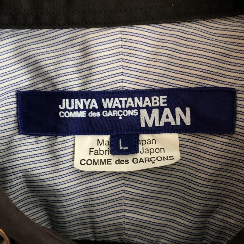 JUNYAWATANABE COMMEdesGARCONS MAN / ジュンヤワタナベマン | 2017SS | パッチワーク ボタンダウンシャツ WS-B013 | L | メンズ