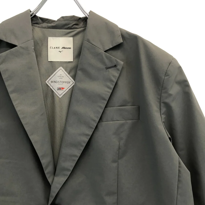 CLANE / クラネ | × MIZUNO / WINDSTOPPER TAILORED JACKET / ウィンドストッパー テーラードジャケット | 1 | レディース