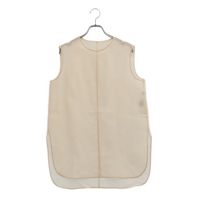 BEIGE， / ベイジ | コットン シアー ノースリーブシャツ | 2 | レディース