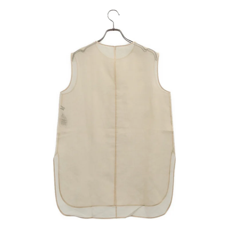 BEIGE， / ベイジ | コットン シアー ノースリーブシャツ | 2 | レディース
