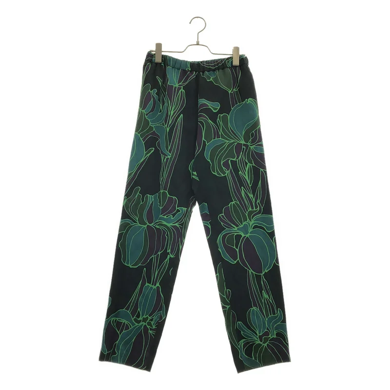 DRIES VAN NOTEN / ドリスヴァンノッテン | レーヨン混 アイリス柄 イージーパンツ | 34 | レディース