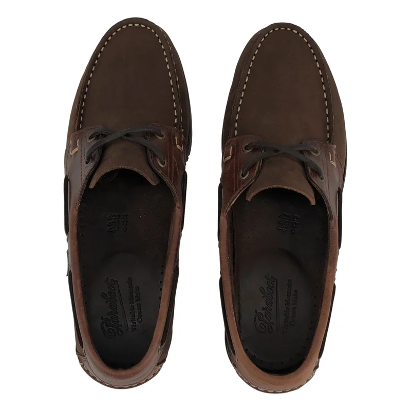Paraboot / パラブーツ | BARTH レザー切り替え デッキシューズ | 8 1/2 | メンズ