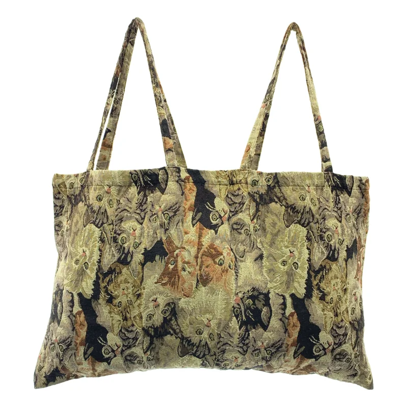BLESS / ブレス | Twin Cat Bag ゴブラン ツイン トートバッグ |