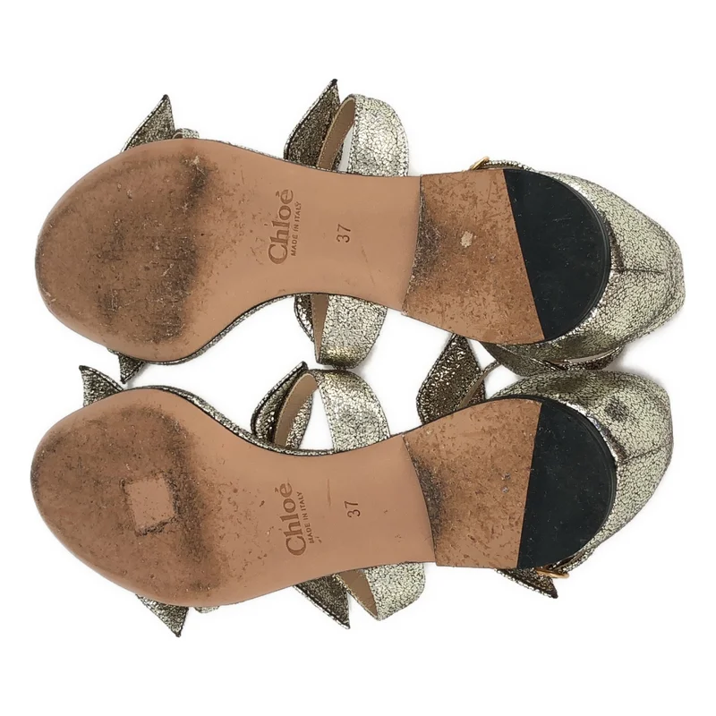 Chloe / クロエ | リボン フラットサンダル | 37 | レディース