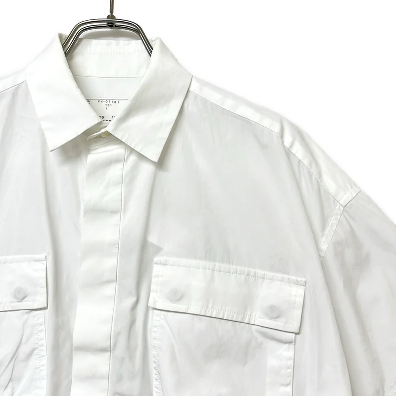 sacai / サカイ | 2024SS | Thomas Mason / Cotton Poplin Shirt コットン ポプリンシャツ | 1 | レディース
