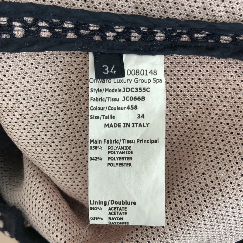 JIL SANDER NAVY / ジルサンダーネイビー | メッシュ ノースリーブニット | 34 | レディース