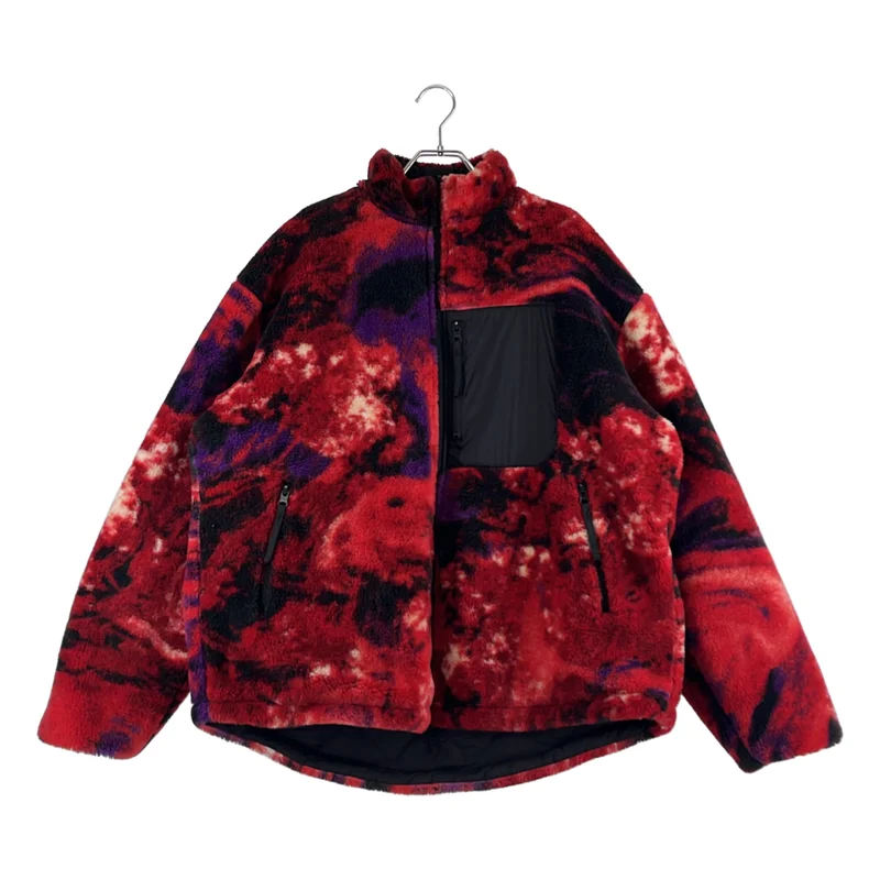 S'YTE YOHJI YAMAMOTO / サイトヨウジヤマモト | ×TAION / REVERSIBLE QUILTED RED PRINTED FLEECE JACKET フリースジャケット | 2 | メンズ