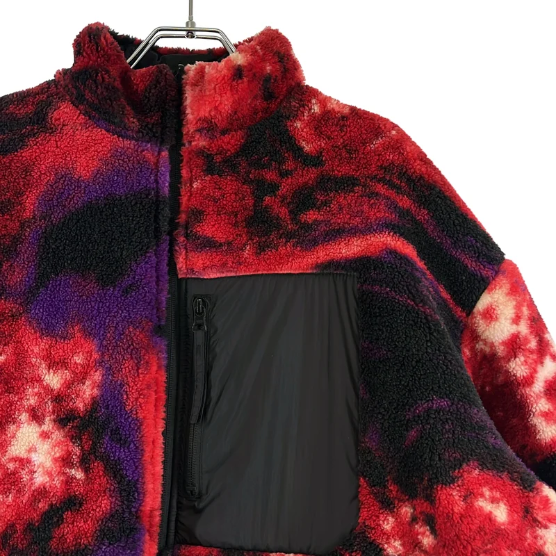 S'YTE YOHJI YAMAMOTO / サイトヨウジヤマモト | ×TAION / REVERSIBLE QUILTED RED PRINTED FLEECE JACKET フリースジャケット | 2 | メンズ