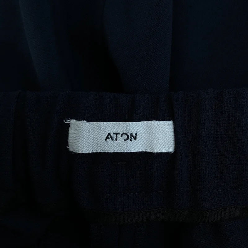ATON / エイトン | 2022SS | ATON WOOL OXFORD / ウール オックスフォード イージーパンツ | 6 | メンズ