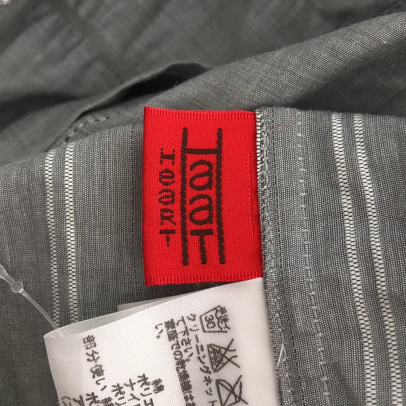HaaT ISSEY MIYAKE / ハートイッセイミヤケ | 2008SS | 異素材切り替え ストライプ バンドカラーシャツ | 3 | レディース