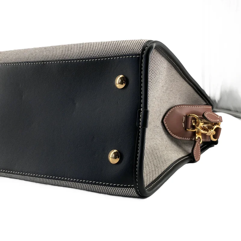 Burberry / バーバリー | 2way POCKET BAG キャンバス ロゴ ハンドバッグ |
