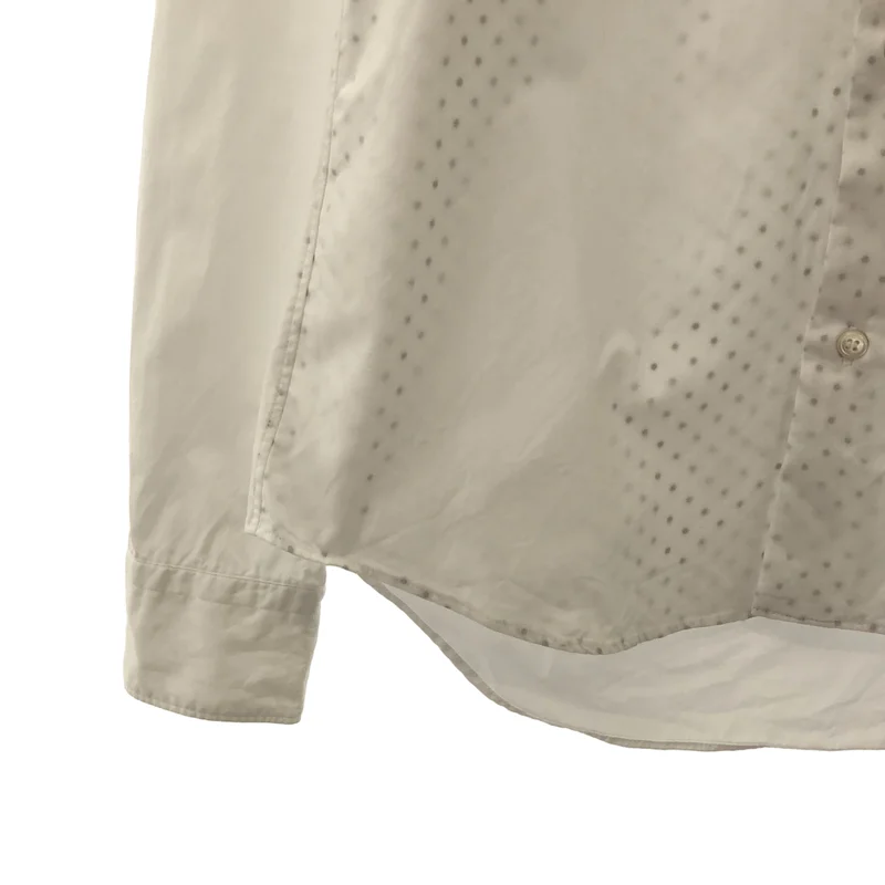 COMME des GARCONS HOMME DEUX / コムデギャルソンオムドゥ | 2011SS | 製品洗い加工 バックドットシャツ | XXS | メンズ