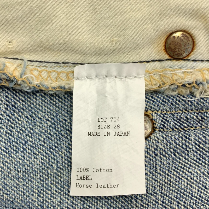 TAIGA TAKAHASHI / タイガタカハシ | Lot.704 DENIM TROUSERS ヴィンテージ加工 デニムパンツ | 28 | メンズ