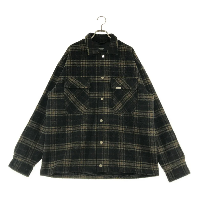 REPRESENT / リプレゼント | Tartan Wool Overshirt フランネルシャツ | M | メンズ
