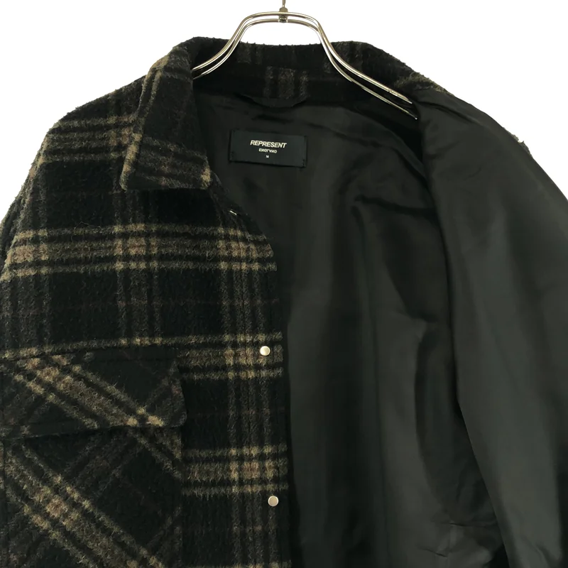 REPRESENT / リプレゼント | Tartan Wool Overshirt フランネルシャツ | M | メンズ