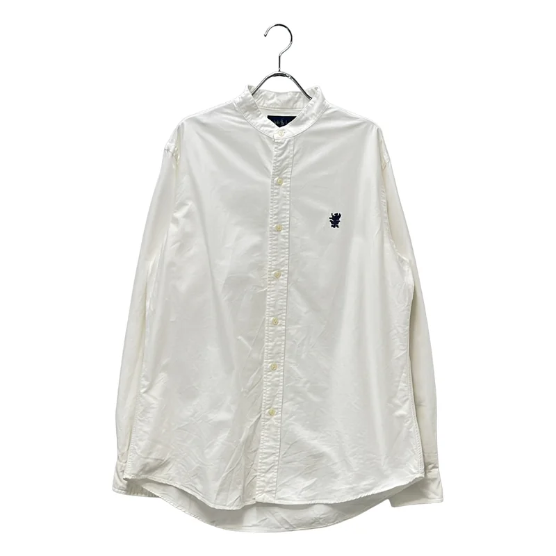 RALPH LAUREN / ラルフローレン | CUSTOM FIT コットン バンドカラーシャツ | L | メンズ