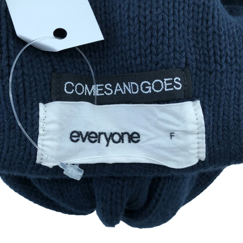 everyone / エブリワン | ×COMESANDGOES / ロゴ ニットキャップ ビーニー | F | その他