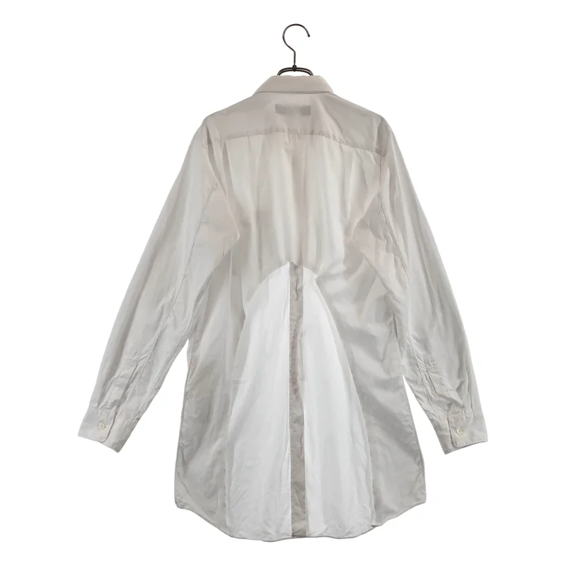 BLACK COMME des GARCONS / ブラックコムデギャルソン | 2021SS | コットン カッティング ロングシャツ | M | メンズ
