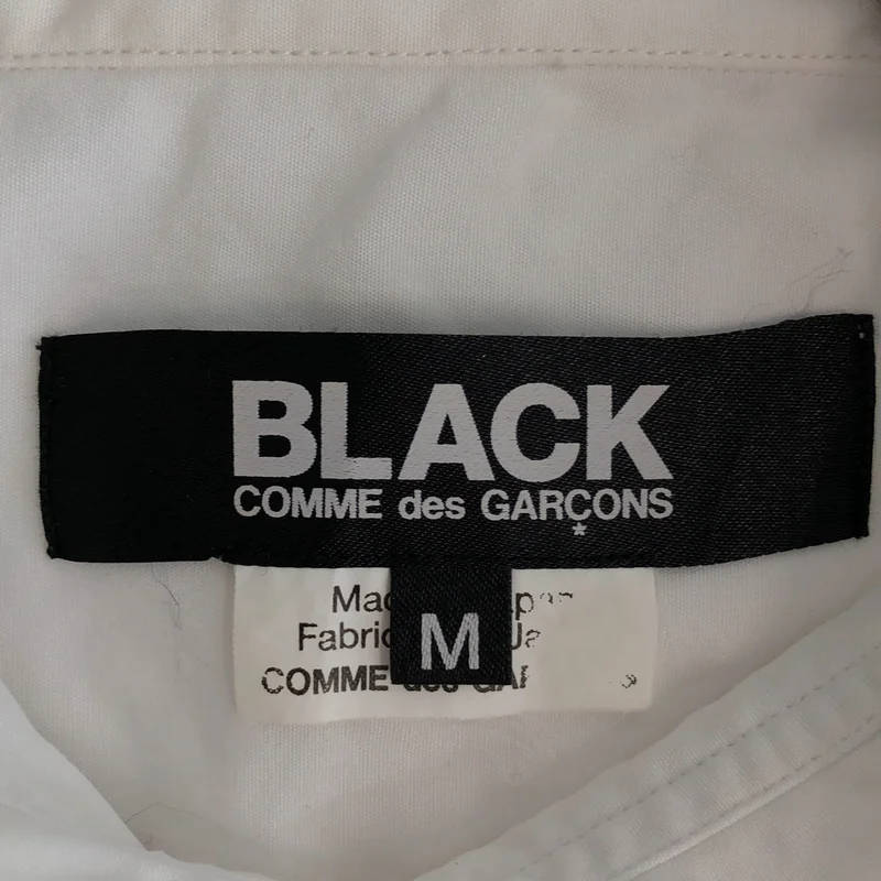 BLACK COMME des GARCONS / ブラックコムデギャルソン | 2021SS | コットン カッティング ロングシャツ | M | メンズ