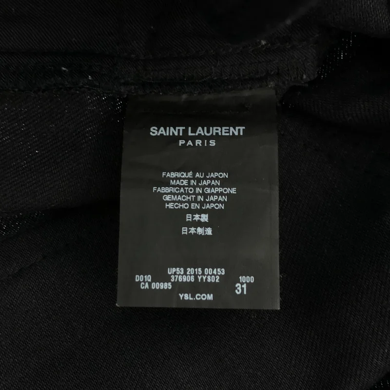 SAINT LAURENT / サンローラン | 2015SS | エディ期 スキニーデニムパンツ | 31 | メンズ