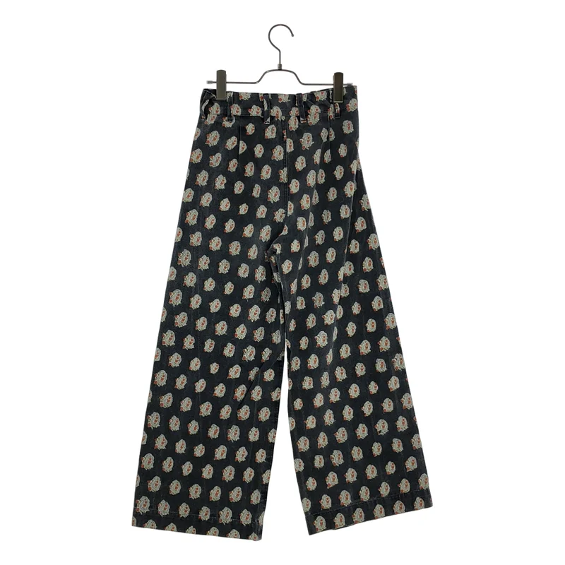 SZ Blockprints / エスゼットブロックプリント | 総柄 ワイドパンツ 3610600133 | S | レディース
