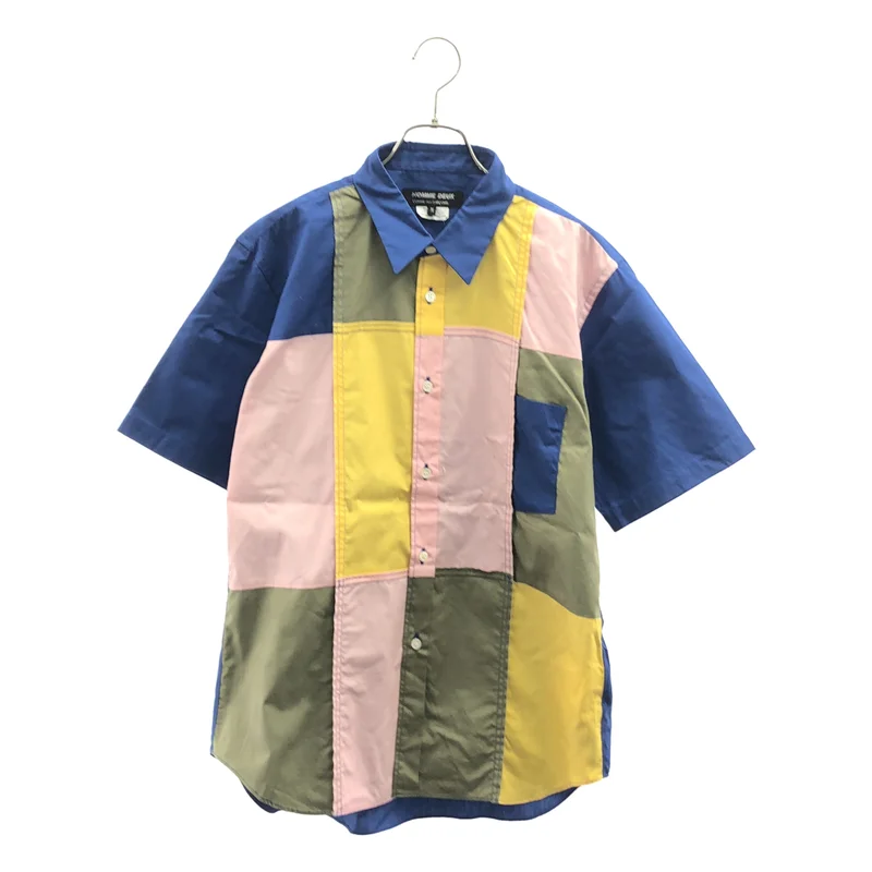 COMME des GARCONS HOMME DEUX / コムデギャルソンオムドゥ | 2023SS | コットン パッチワーク シャツ | M | メンズ