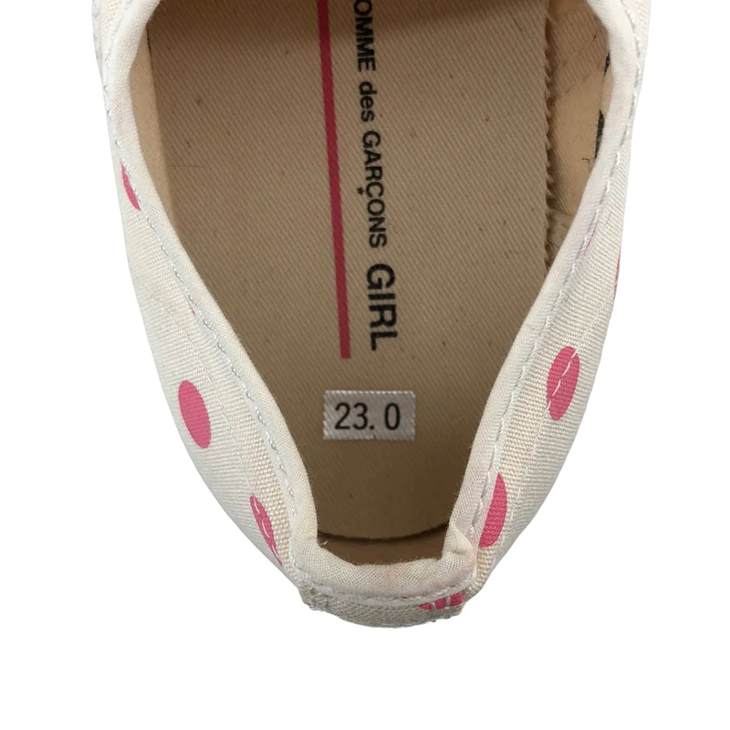 COMME des GARCONS GIRL / コムデギャルソンガール | ドット ローカットスニーカー | 23 | レディース