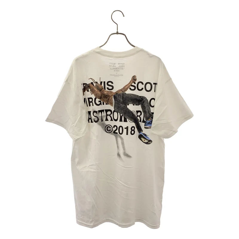 OLD / 古着 | Travis Scott - Astroworld & VIRGIL ABLOH T-Shirt / トラヴィス スコット アストロワールド ヴァージル アブロー Tシャツ | L | メンズ