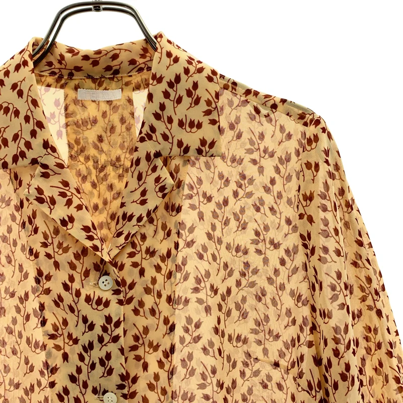 TELMA / テルマ | クロップド シアー シャツ ブラウス | 36 | レディース