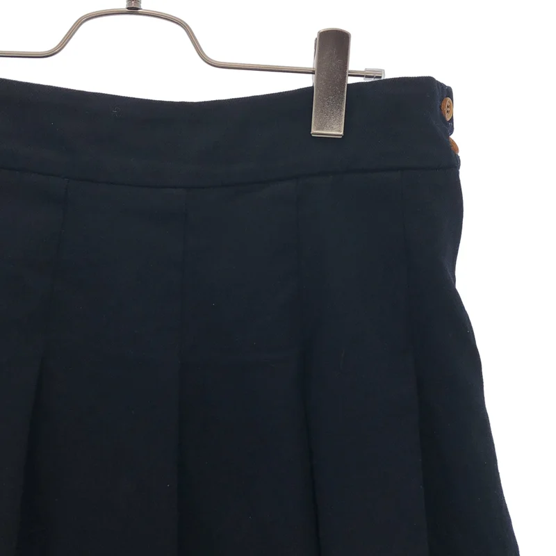 COMME des GARCONS COMME des GARCONS / コムコム | AD2016 | 製品加工 ポリエステル縮絨 プリーツ スカート | S | レディース