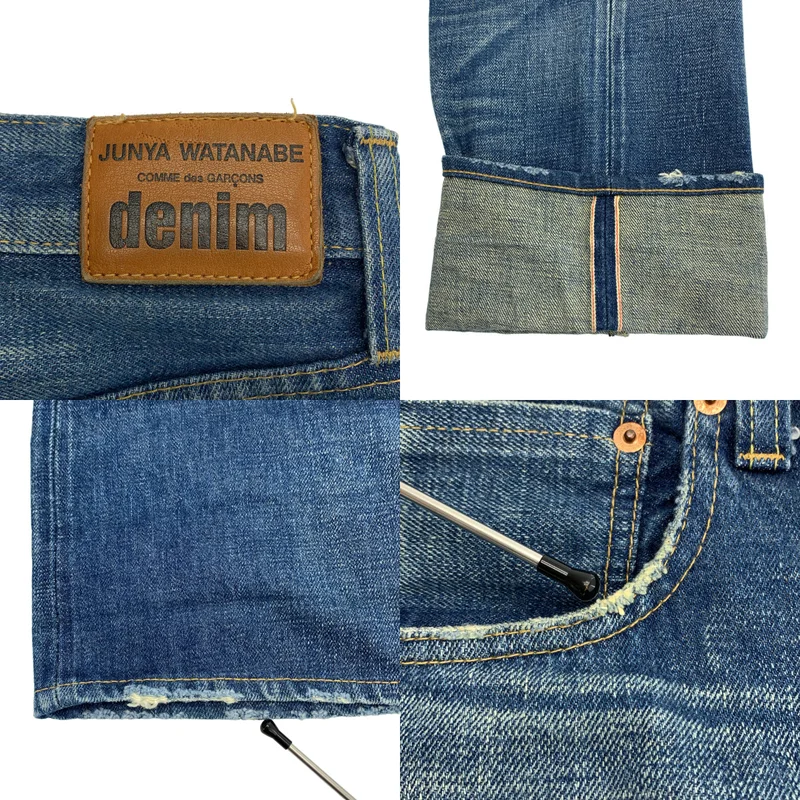 JUNYA WATANABE COMME des GARCONS / ジュンヤワタナベ | AD2010 | ストレートデニムパンツ | M | レディース