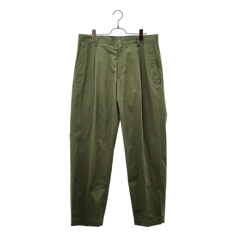 NEIGHBORHOOD / ネイバーフッド | 2025SS | TUCK PANTS / コットン リネン タックパンツ | L | メンズ