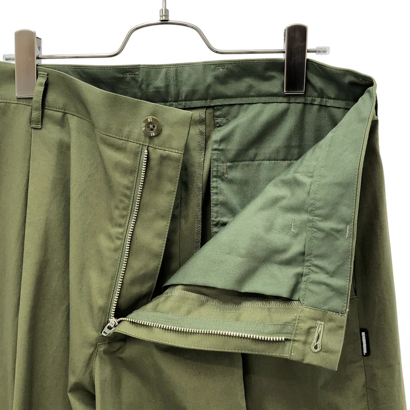 NEIGHBORHOOD / ネイバーフッド | 2025SS | TUCK PANTS / コットン リネン タックパンツ | L | メンズ