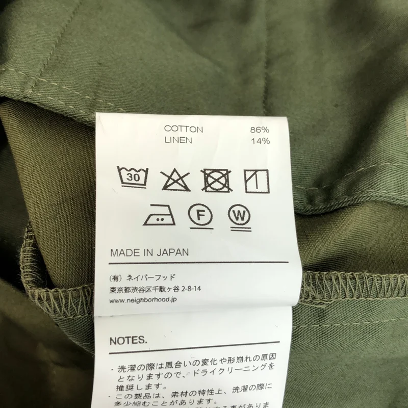 NEIGHBORHOOD / ネイバーフッド | 2025SS | TUCK PANTS / コットン リネン タックパンツ | L | メンズ