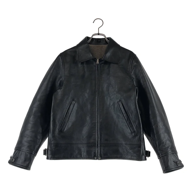 TAIGA TAKAHASHI / タイガタカハシ | lot802 Crossack Leather jacket レザージャケット | 36 | メンズ